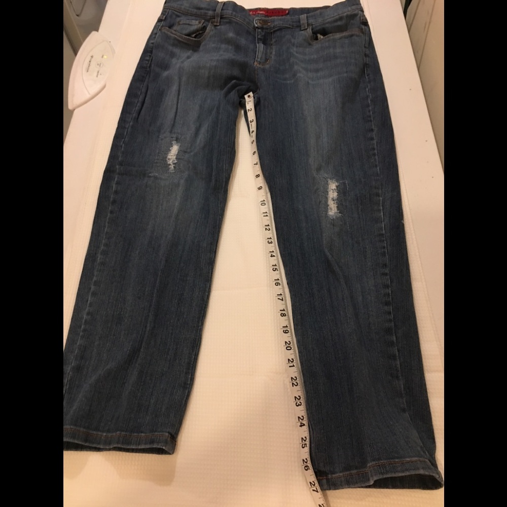 sz 12 Barbara Lesser Fibers Stretch Jeans J7